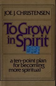 Tapa de To grow in spirit