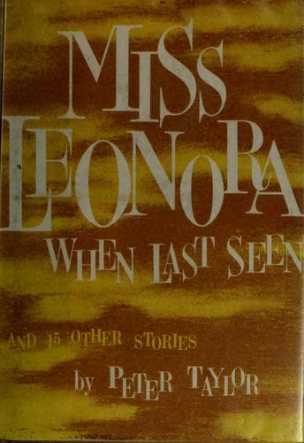 Tapa de Miss Leonora when last seen