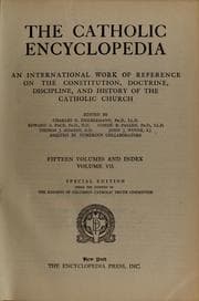 Tapa de The Catholic encyclopedia