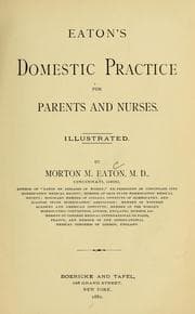 Tapa de Eaton's domestic practice for parents and nurses