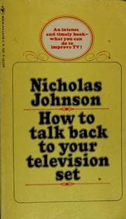 Tapa de How to talk back to your television set