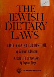 Tapa de The Jewish dietary laws