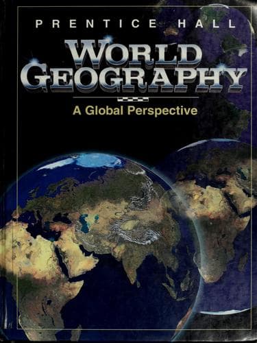 Tapa de Prentice Hall world geography