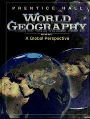 Tapa de Prentice Hall world geography