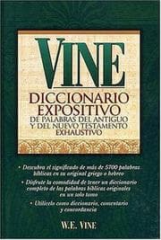 Tapa de Diccionario Expositivo De Palabras Del Nuevo Y Antiguo Testamento De Vine¿s