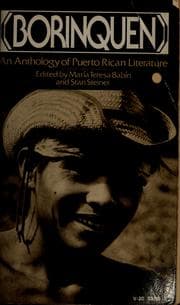 Tapa de Borinquen; an anthology of Puerto Rican literature