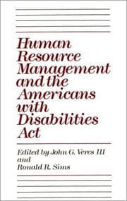 Tapa de Human resource management and the Americans with Disabilities Act