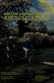 Tapa de Greater Washington area bicycle atlas