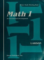 Tapa de Saxon Math 1 (Homeschool Math Grade 1)