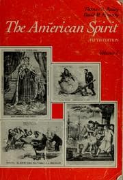 Tapa de The American spirit