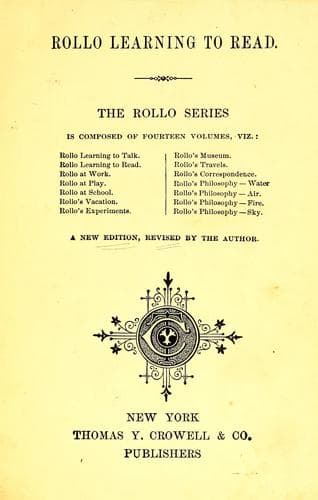 Tapa de Rollo learning to read