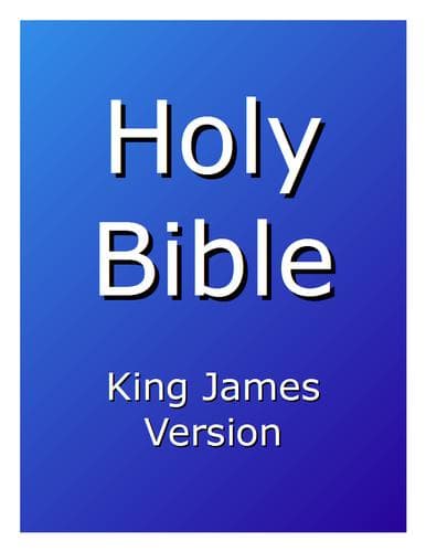 Tapa de Holy Bible: King James Version