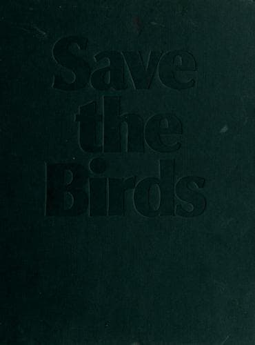 Tapa de Save the Birds