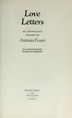 Tapa de Love letters
