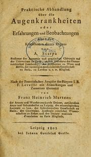 Tapa de Praktische Abhandlung über die Augenkrankheiten, oder, Erfahrungen und Beobachtungen über die Krankheiten dieses Organs