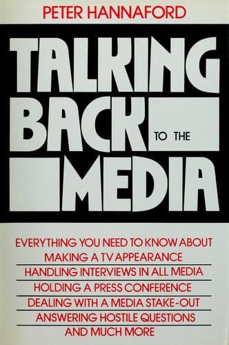 Tapa de Talking back to the media