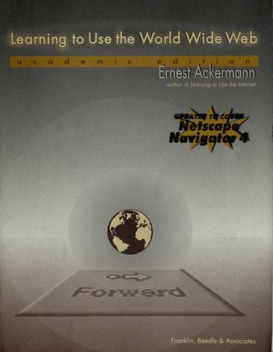 Tapa de Learning to use the World Wide Web