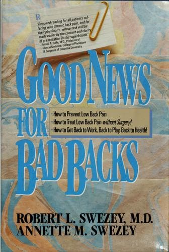 Tapa de Good news for bad backs
