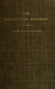 Tapa de The unfortified boundary