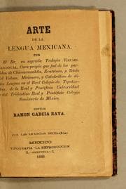 Tapa de Arte de la lengua mexicana