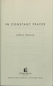 Tapa de In constant prayer