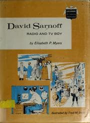 Tapa de David Sarnoff: radio and TV boy