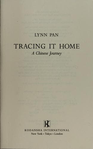Tapa de Tracing it home