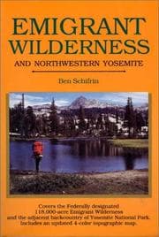 Tapa de Emigrant Wilderness and northwestern Yosemite