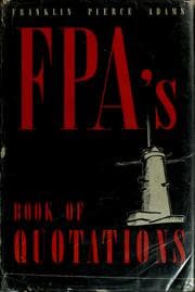 Tapa de FPA book of quotations