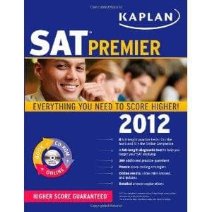 Tapa de KAPLAN SAT 2012 PREMIER (WITH CD)