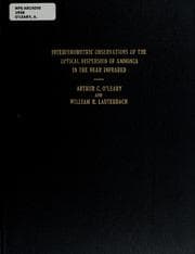 Tapa de Interferometric observations of the optical dispersion of ammonia in the near infrared