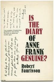 Tapa de Is the Diary of Anne Frank Genuine ?
