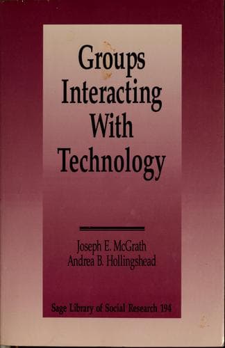 Tapa de Groups interacting with technology