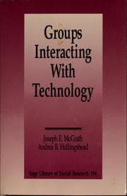 Tapa de Groups interacting with technology
