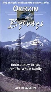 Tapa de Oregon Byways (Tony Huegel's Backcountry Byways Series)