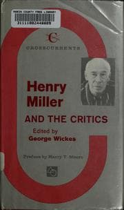 Tapa de Henry Miller and the critics