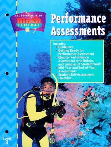 Tapa de Houghton Mifflin math central.
