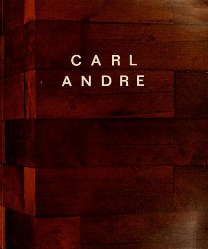 Tapa de Carl Andre