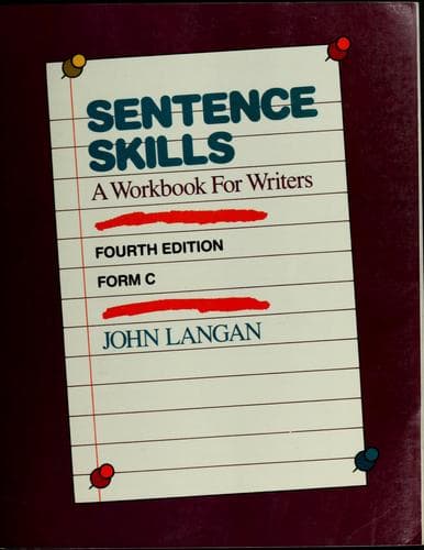 Tapa de Sentence skills