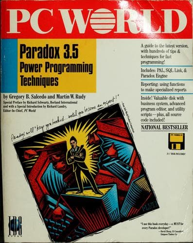Tapa de PC World Paradox 3.5 breakthrough power programming