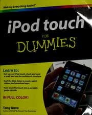 Tapa de iPod touch for dummies