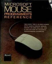 Tapa de Microsoft Mouse programmer's reference