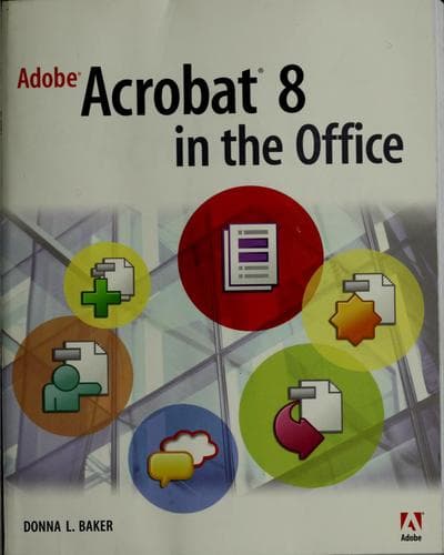 Tapa de Adobe Acrobat 8 in the office
