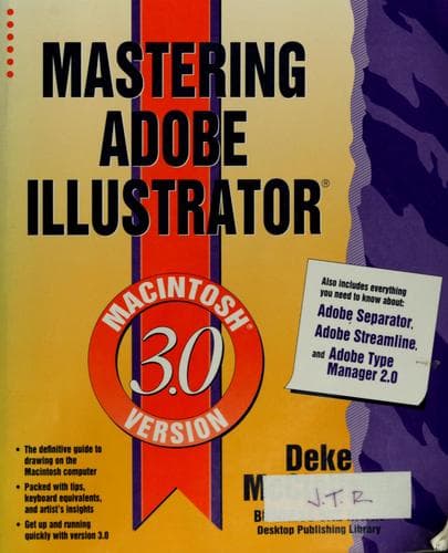 Tapa de Mastering Adobe Illustrator, Macintosh 3.0 version