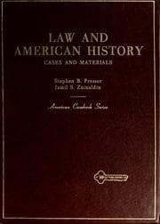 Tapa de Law and American history