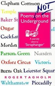 Tapa de Poems not on the underground : a parody edited by Straphanger