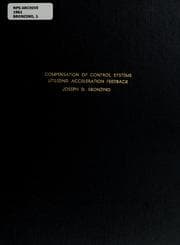 Tapa de Compensation of control systems utilizing acceleration feedback