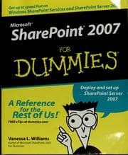 Tapa de Microsoft SharePoint 2007 for dummies