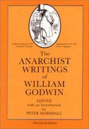 Tapa de The anarchist writings of William Godwin