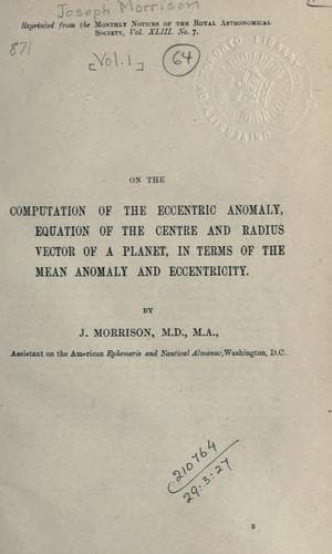 Tapa de Astronomical papers